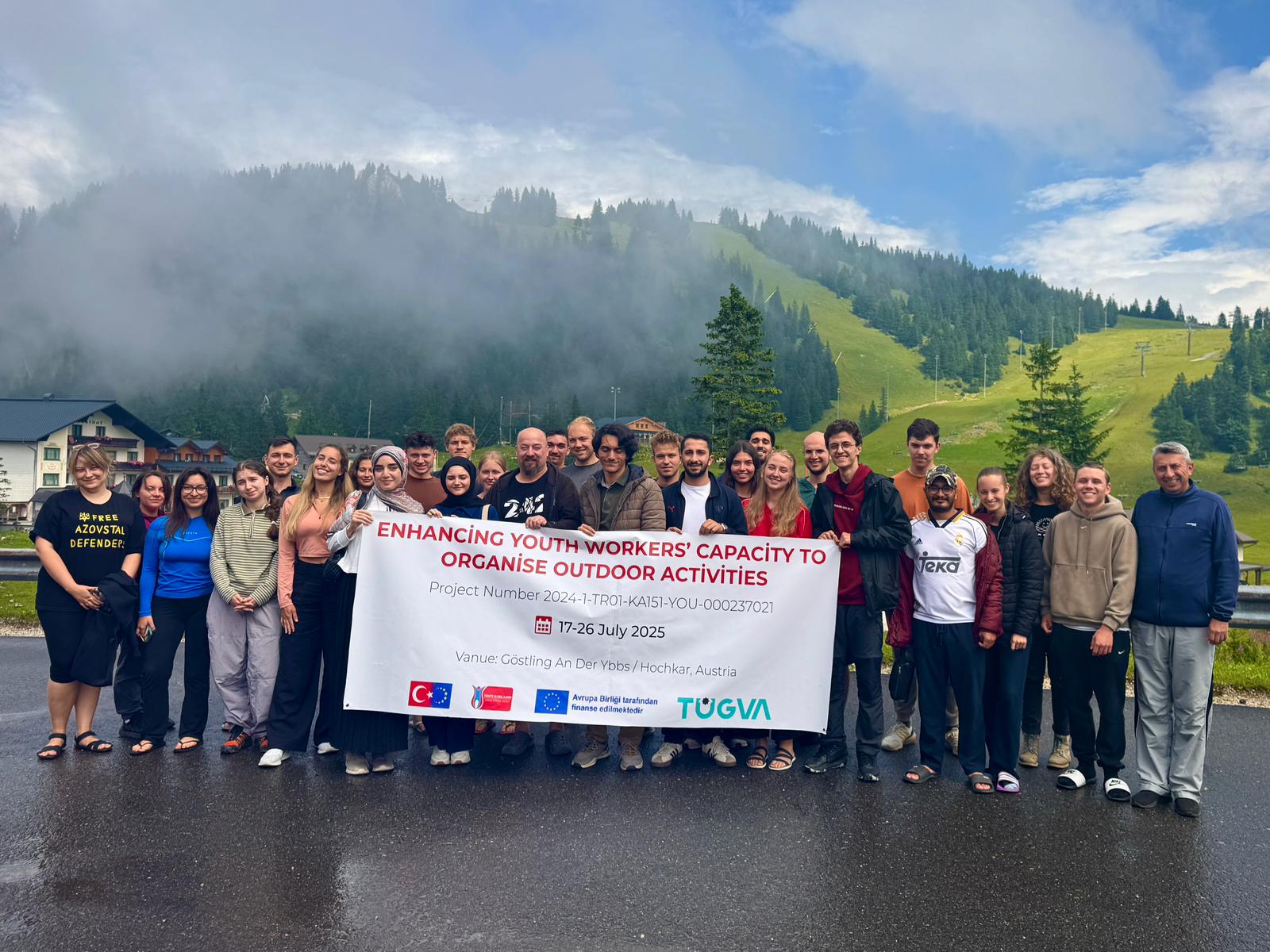 Youth workers and educators training "Enhancing Youth Workers’ Capacity to Organise Outdoor Activities" blog by Alex pilt